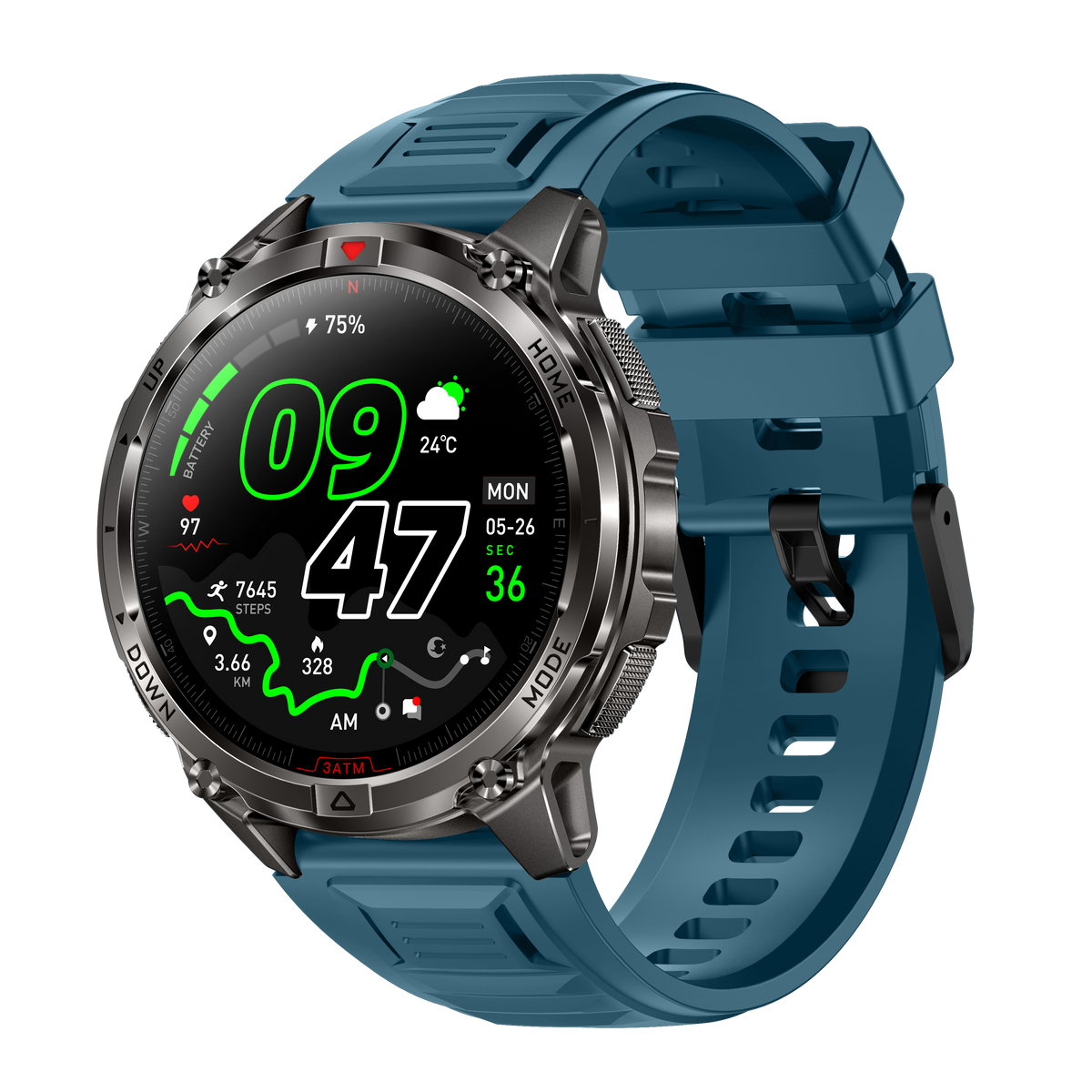 HT53 GPS smart watch FitCloudPro
