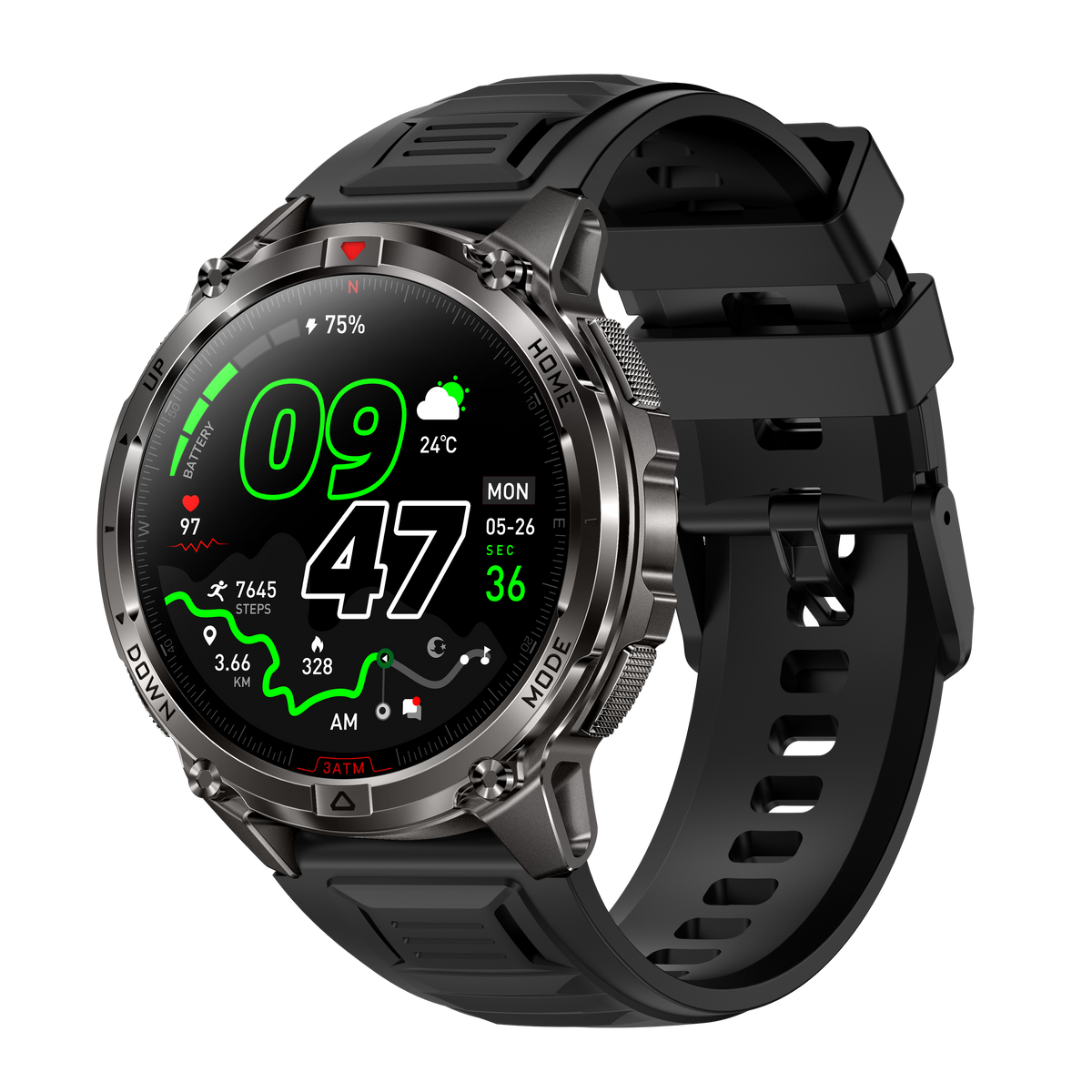 HT53 GPS smart watch FitCloudPro